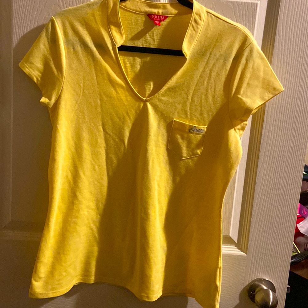 Yellow shirt  Guess